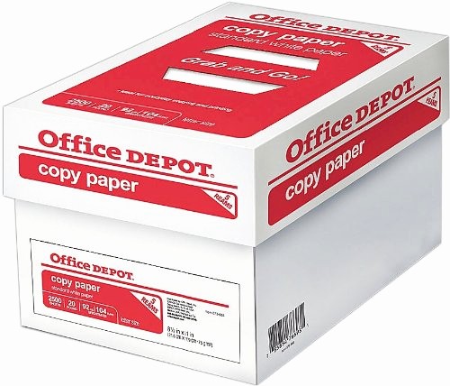 Office Depot Fax Cover Sheet Best Of Fice Depot Brand Copy Paper Fax Laser &amp; Inkjet Printer