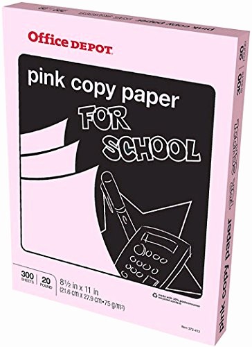 Office Depot Fax Cover Sheet New Fice Depot Colored Copy Paper Pink 8 1 2 Inch X 11
