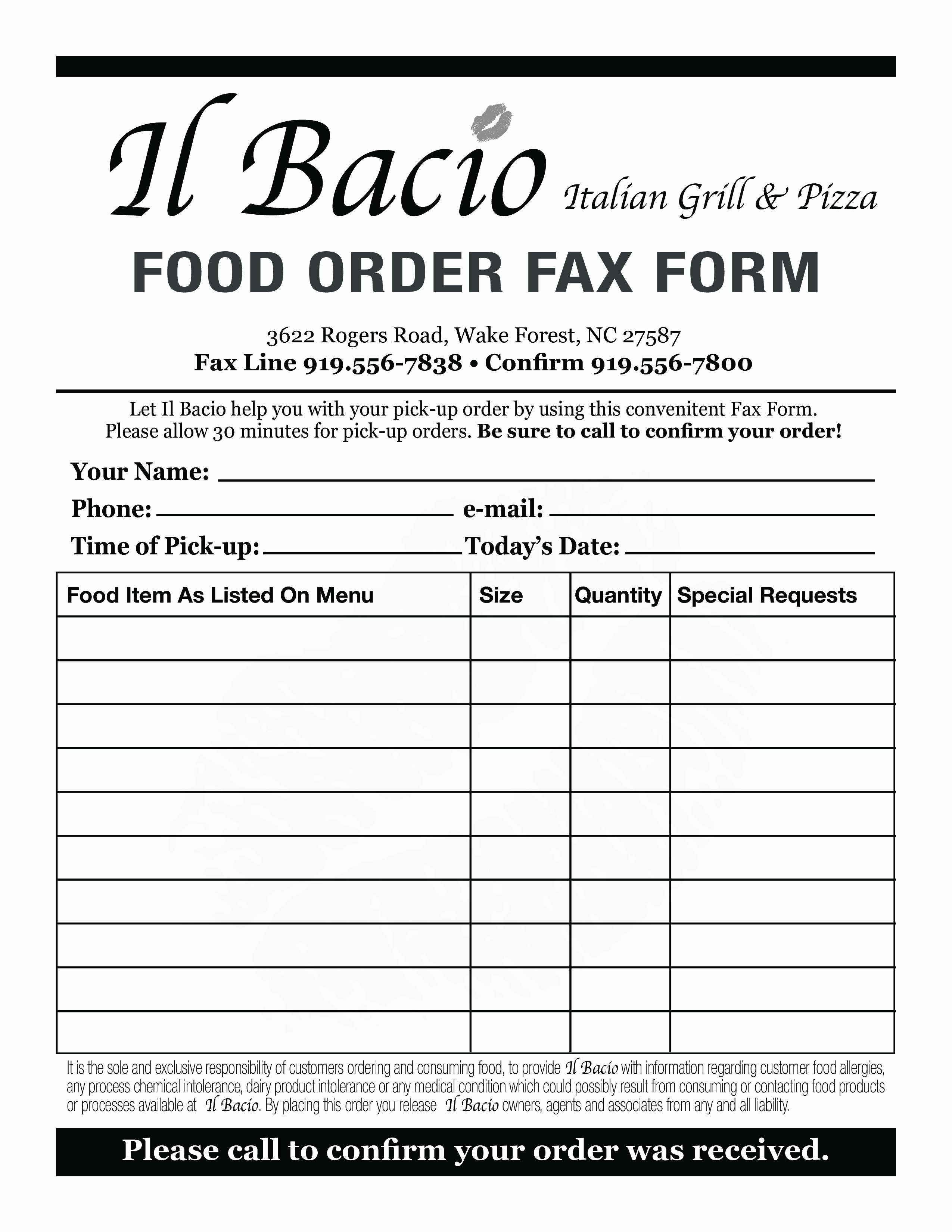 Office Lunch order form Template Fresh 94 Fice Lunch order form Template Lunch order