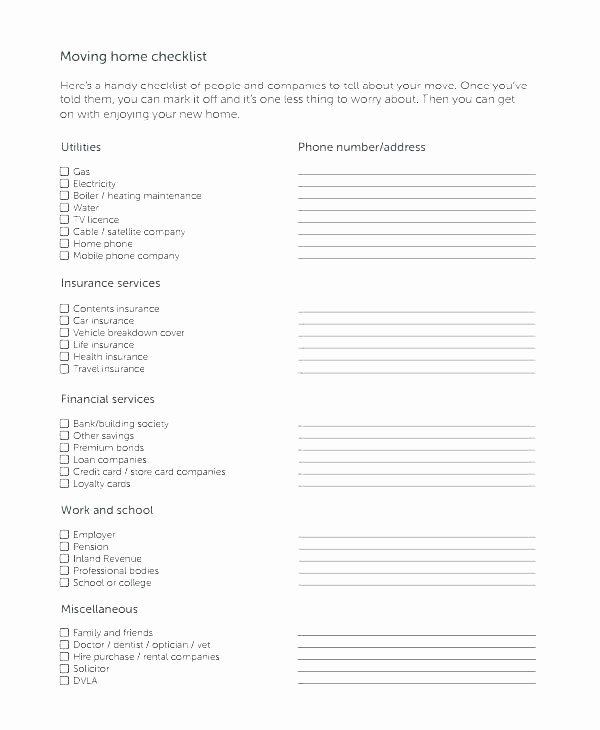 Office Move Checklist Template Excel New Fice Move Checklist Excel Home Moving Checklist Excel