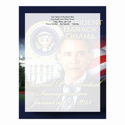 Office Of the President Letterhead Lovely President Obama 2nd Inauguration Letterhead