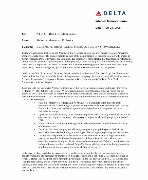Office Of the President Letterhead New 8 Internal Memo Template – Examples In Word Pdf