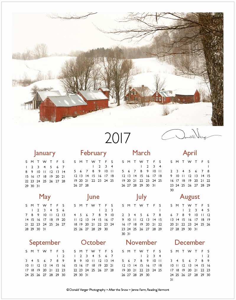 One Page Year Calendar 2017 Luxury the 2017 E Page Calendars are Out