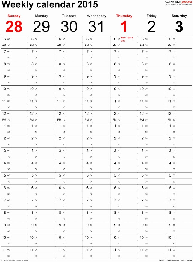 One Week Calendar with Hours Beautiful 10 E Week Calendar Template Word Twuey