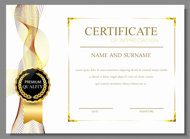 Online Certificate Maker with Logo Beautiful Gratitud