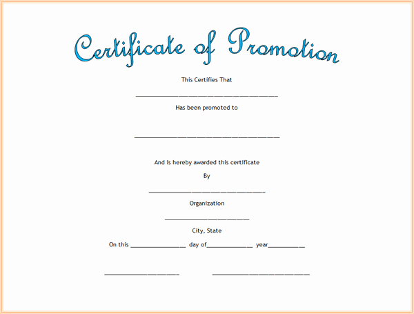 Online Certificate Maker with Logo Beautiful Promotion Certificate
