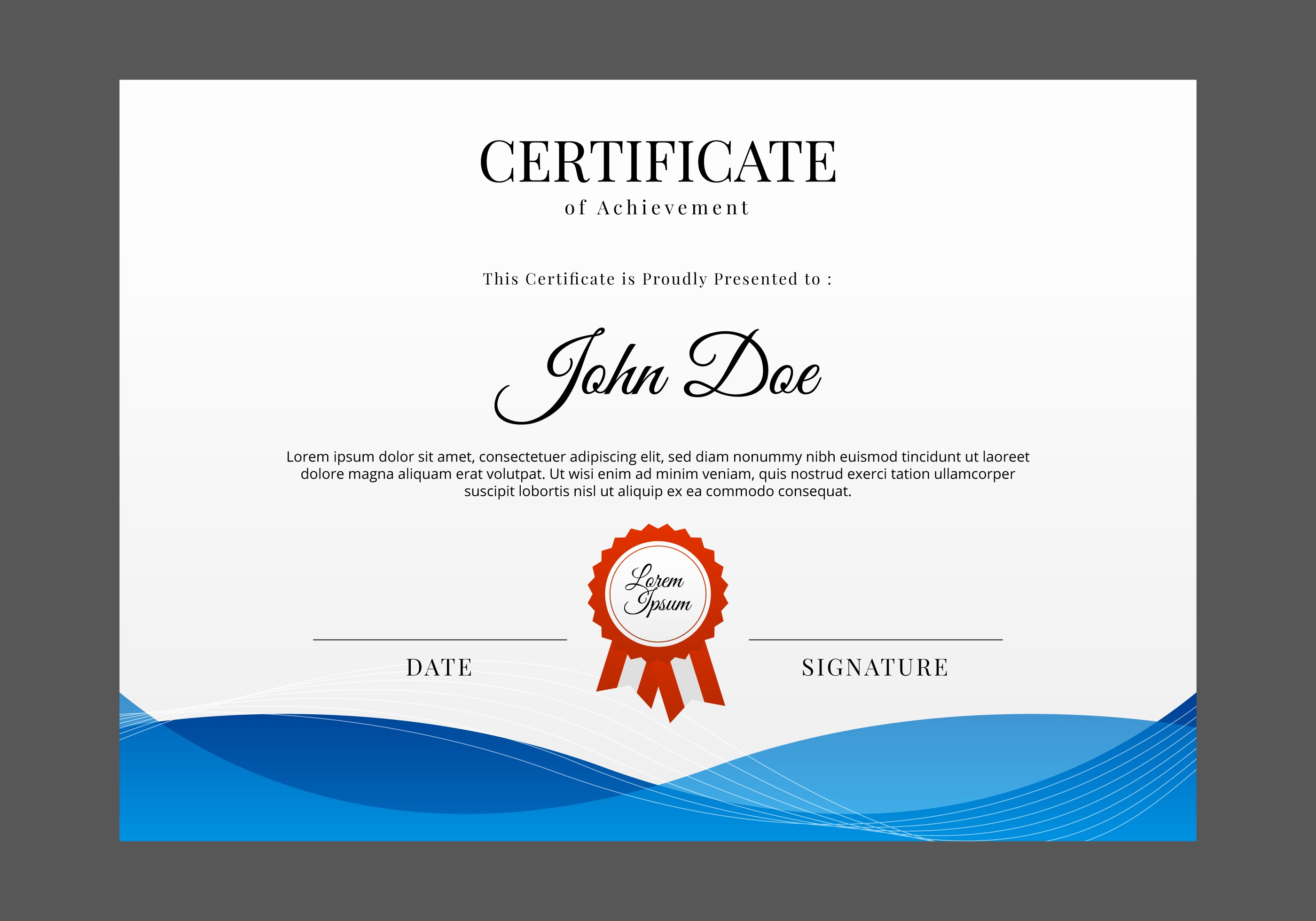 Online Certificate Maker with Logo Best Of Free Certificate Template Vector Download Free Vector