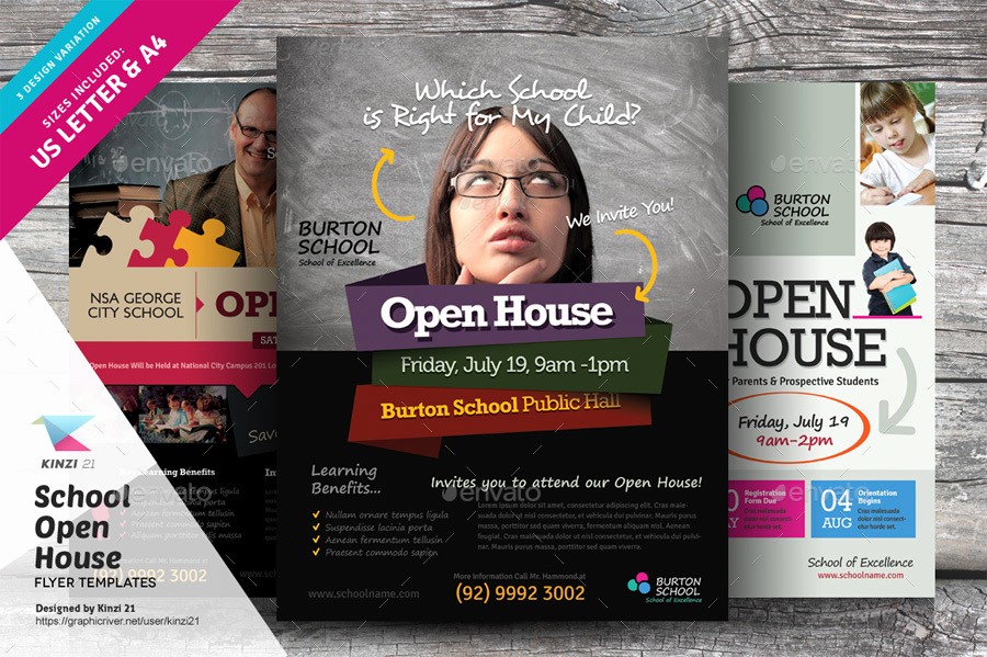 Open House Flyers for School Beautiful 16 Open House Flyer Designs & Examples – Psd Ai