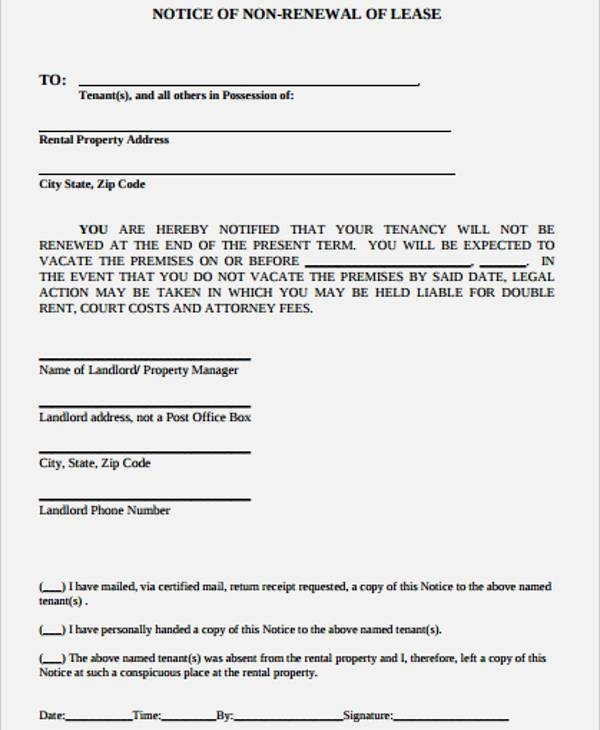 Option to Renew Lease form Fresh Sample Letter Intent to Renew Mercial Lease