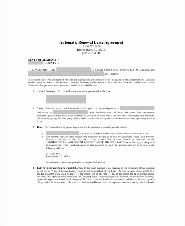 Option to Renew Lease form Inspirational Renewal Tenancy Agreement Letter Template