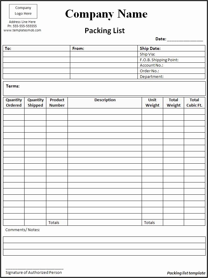 Packing List for Vacation Template Best Of Packing List Template