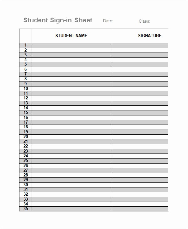 Parent Meeting Sign In Sheet Inspirational 34 Sample Sign In Sheet Templates – Pdf Word Apple