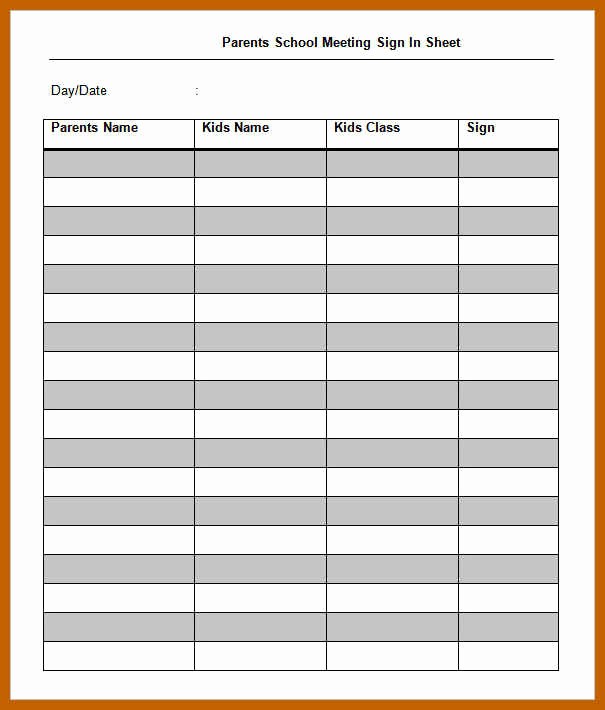 6 7 sign in sheet template
