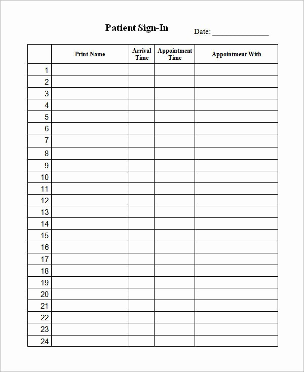 Parent Sign In Sheet Pdf Best Of 34 Sample Sign In Sheet Templates – Pdf Word Apple
