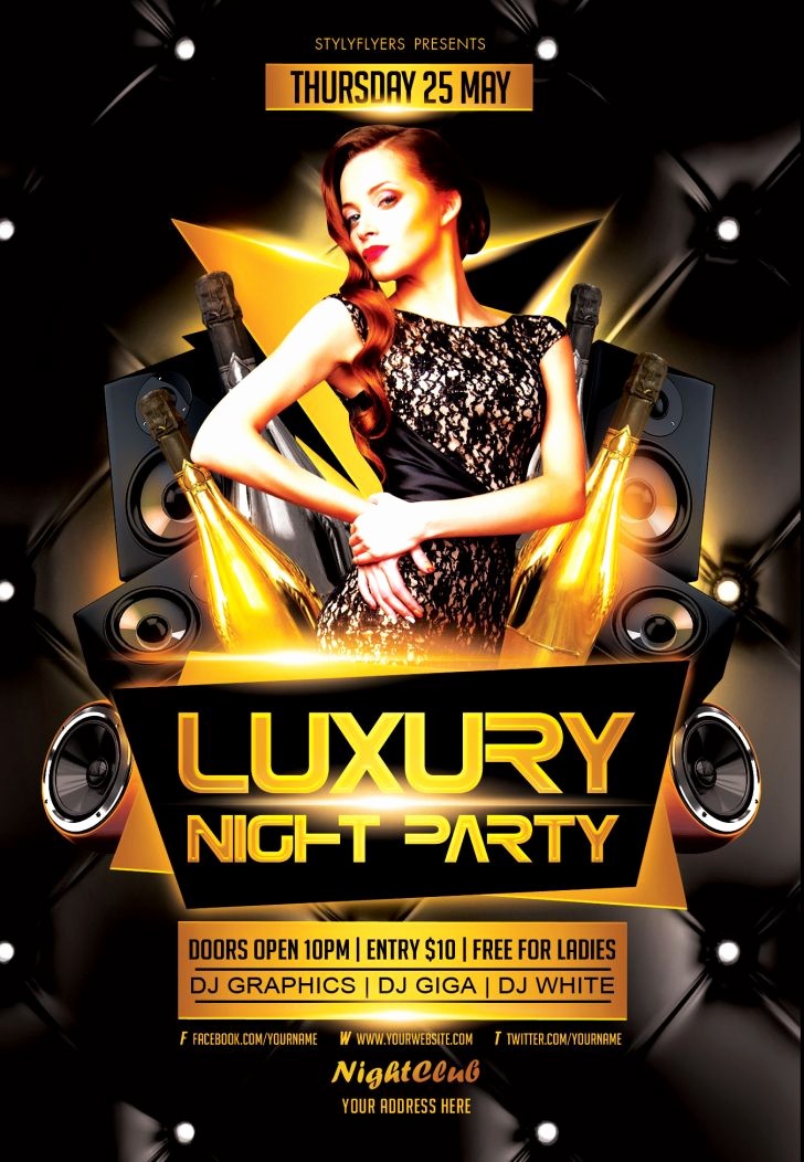 Party Flyer Templates Free Downloads Awesome Template Party Flyer Templates
