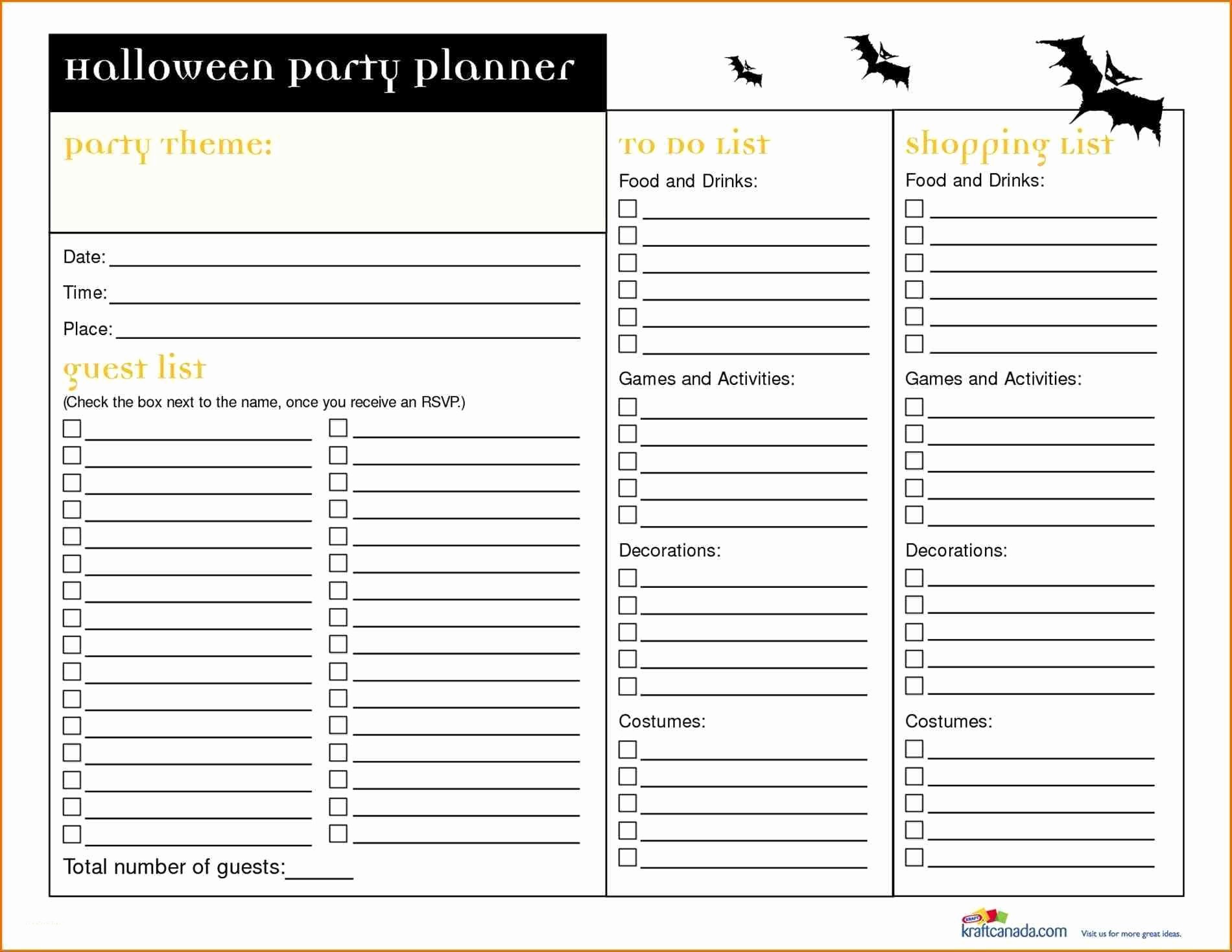 Party Planner Checklist Template Free Beautiful Birthday Party Planner Template Inspirational Planning