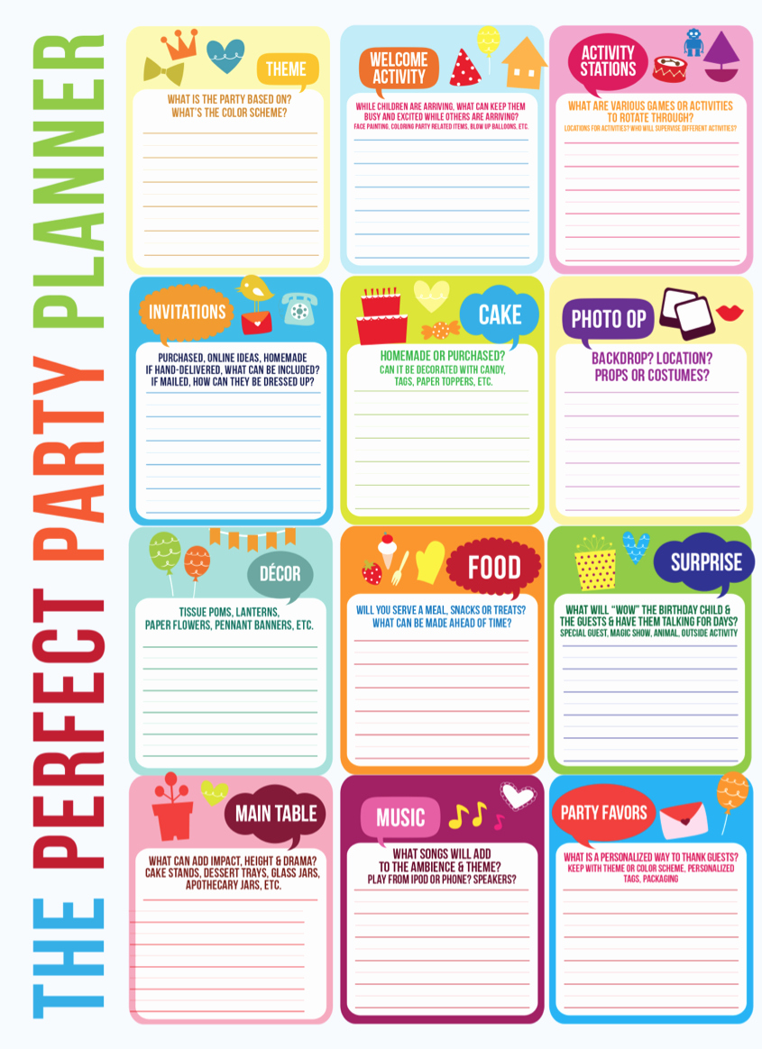 Party to Do List Template Elegant Kara S Party Ideas Master Party Planning Template