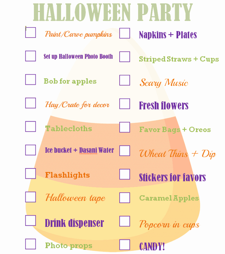 Party to Do List Template Lovely the Ultimate Halloween Party Checklist