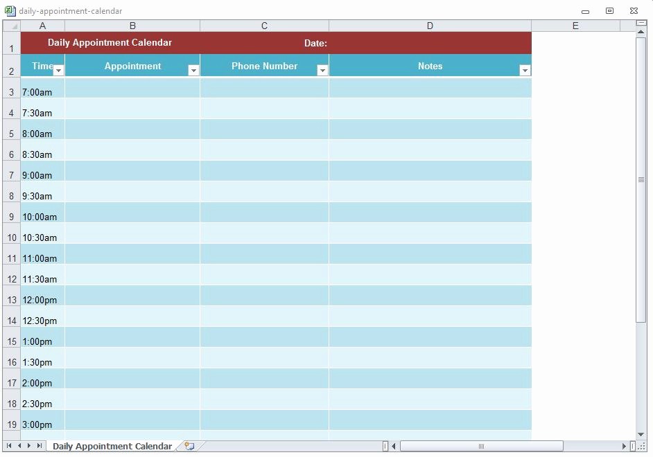 Patient Appointment Scheduling Template Excel Fresh Appointment Scheduling Template Word Excel