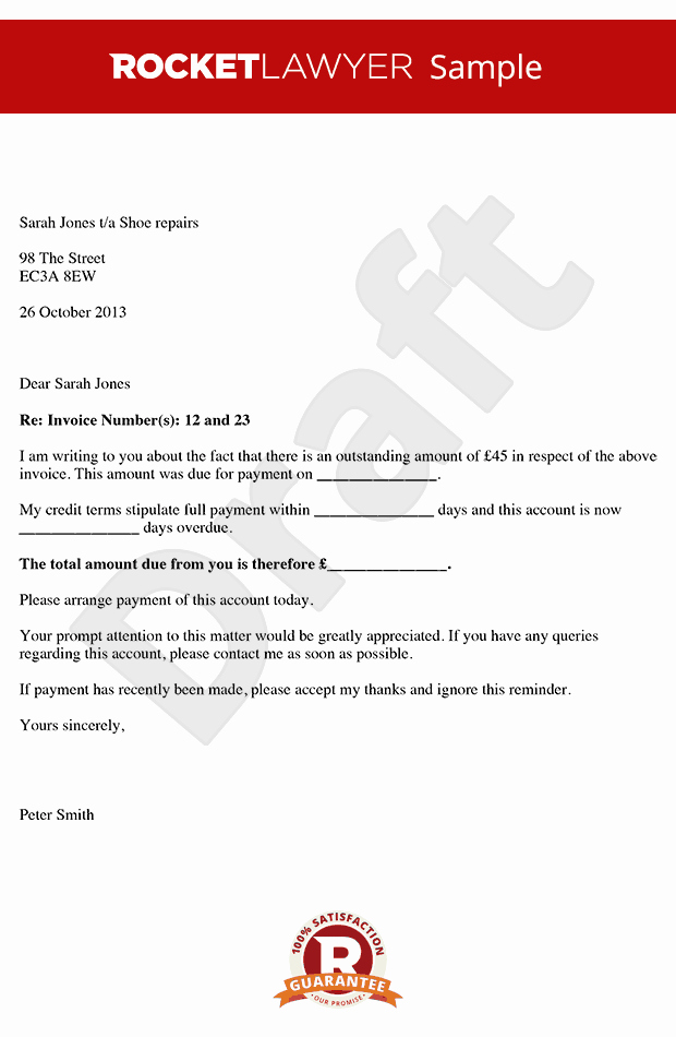 Payment Request Letter to Client Elegant Late Payment Letter Debt Recovery Letter Overdue