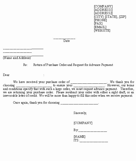 Payment Request Letter to Client Lovely Request Letter for Refund Advance Payment Sample From