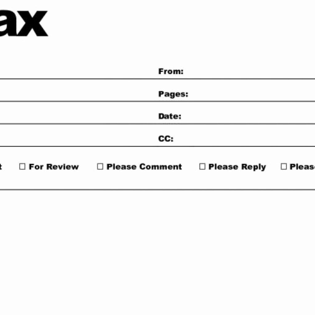 nice fax cover letter pdf