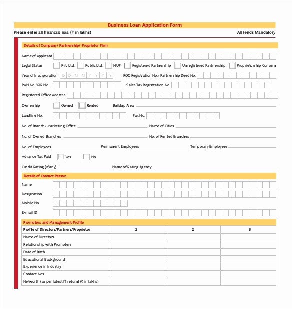 Personal Credit Application form Free Inspirational 10 Loan Application Templates Pdf Doc