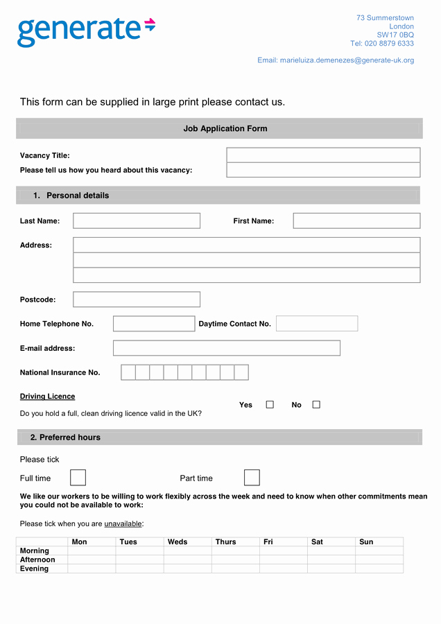 Personal Credit Application form Free Inspirational Personal Credit Application form