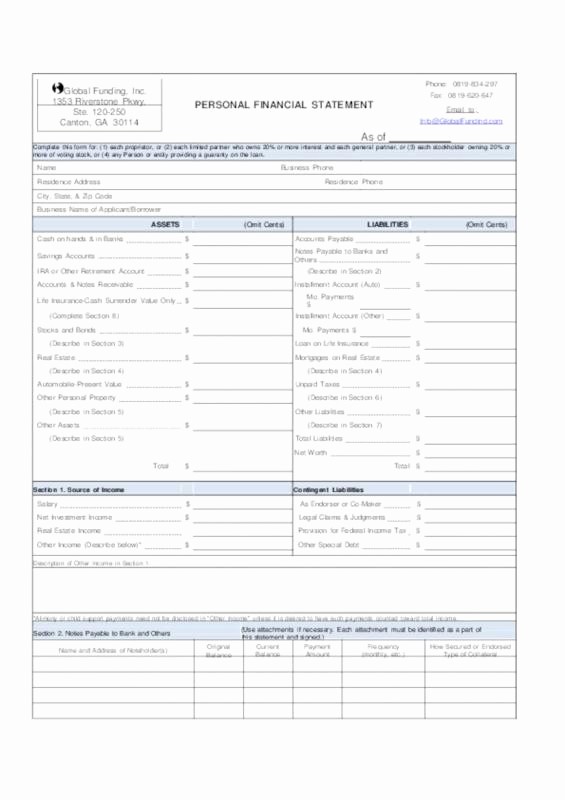 Personal Finance Balance Sheet Template Fresh Personal Balance Sheet Template