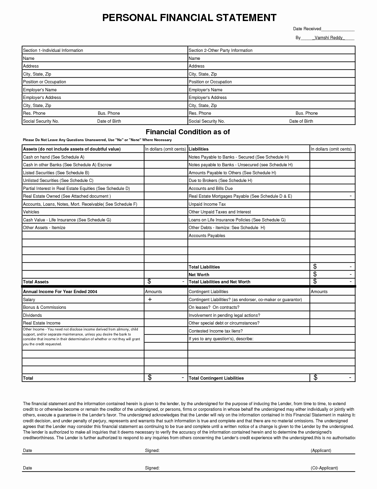 Personal Financial Plan Template Word Lovely 8 Free Financial Statement Templates Word Excel Sheet Pdf