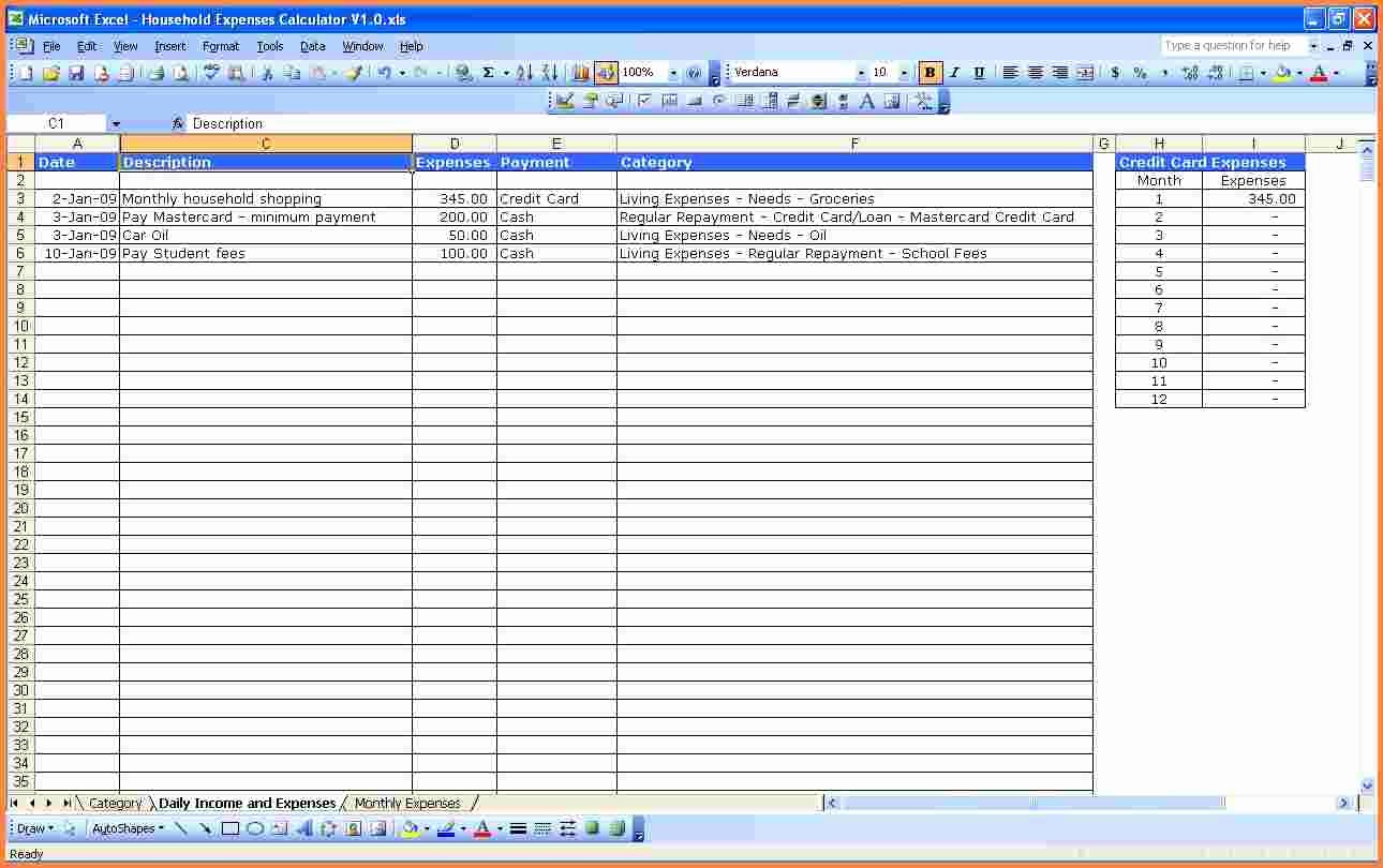 Personal Income and Expense Sheet Beautiful 10 Personal In E and Expenses Spreadsheet
