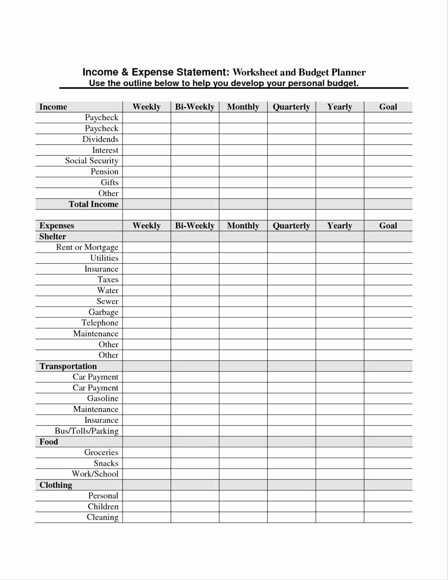 in e and expense statement excel lovely spreadsheet examples personal cash flow template