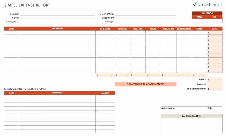 Personal Income and Expense Sheet Unique In E Expense Report Template Printable Expense Report