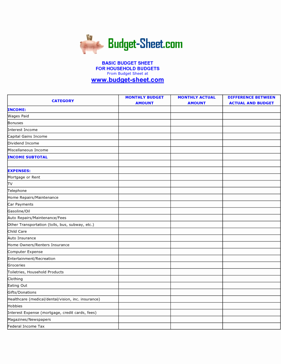 Personal Income and Expense Spreadsheet Elegant Spending Spreadsheet Template Epaperzone