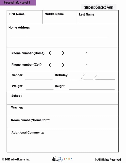 Personal Information form for Students Inspirational How to Fill Out A Line Credit Card Job Application form