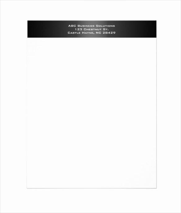 Personal Letterhead Templates Free Download New 20 Business Letterhead Templates – Free Sample Example