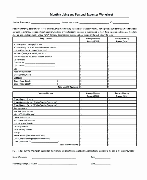Personal Monthly Expense Report Template Elegant Expenses Bud format Excel Sheet Monthly Expense Report