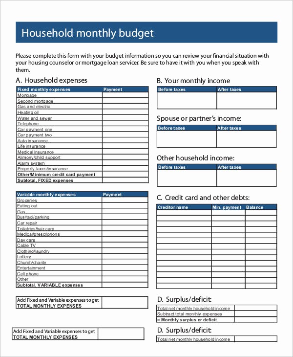 Personal Monthly Expense Report Template Fresh 34 Expense Report Templates Word Pdf Excel