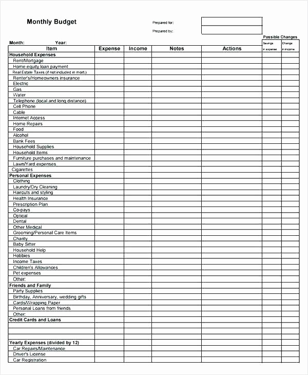 Personal Monthly Expense Report Template Fresh Simple Personal Bud Template Excel Free Expense Report