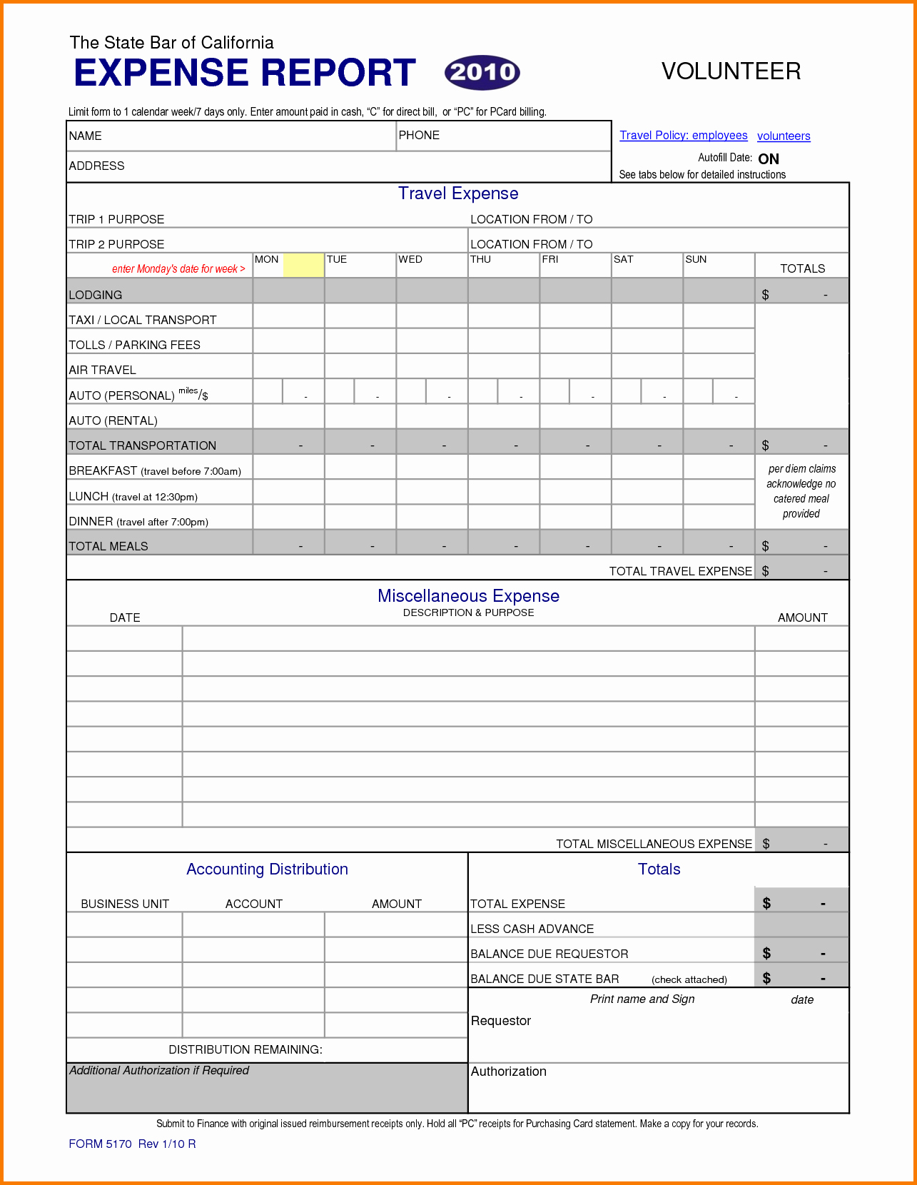Personal Monthly Expense Report Template Unique Personal Monthly Expense Report Template