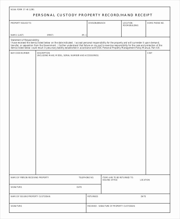 Personal P&amp;amp;l Template New Receipt Template 35 Free Word Pdf Documents Download