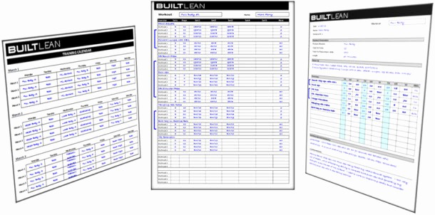 Personal Training Workout Log Template Unique Free Workout Log Template that S Printable &amp; Easy to Use