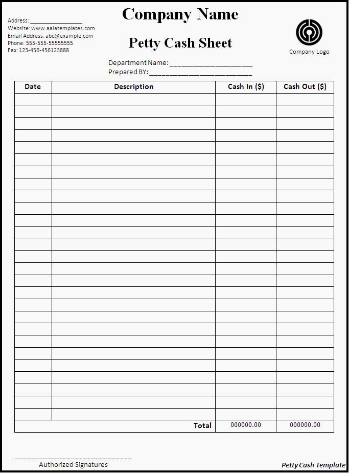 Petty Cash format In Excel Inspirational Best S Of Free Printable Petty Cash Templates Petty