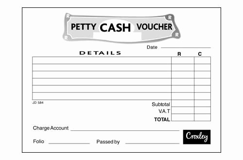 Petty Cash format In Excel Inspirational Petty Cash Voucher Template In Word format