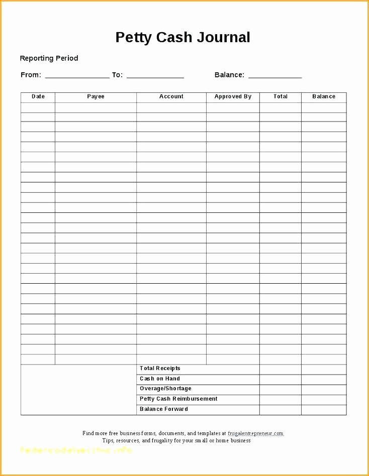 petty cash voucher template in word format excel payment free
