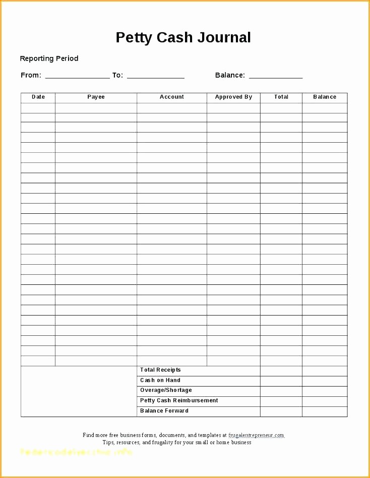 50 Petty Cash Format In Excel