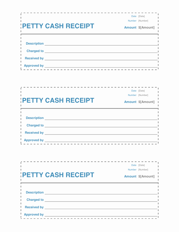 Petty Cash Receipt Template Free New Petty Cash Receipt In Word and Pdf formats