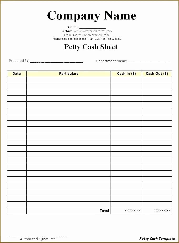Petty Cash Reconciliation form Excel New Petty Cash Book Template south Africa – Flybymedia