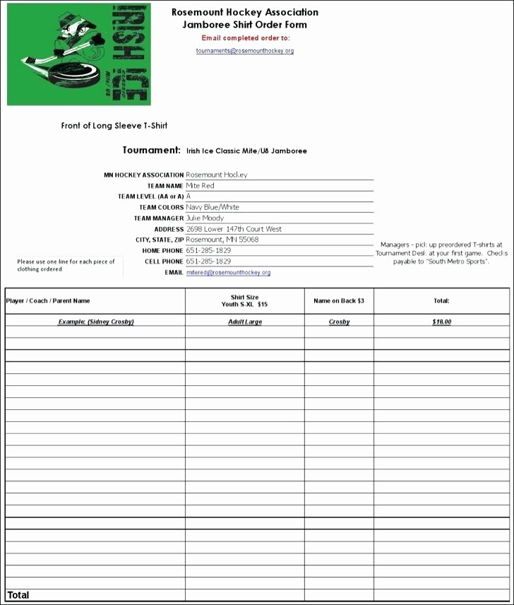 Photography order form Template Excel Beautiful Free Change order Template Excel Client Information