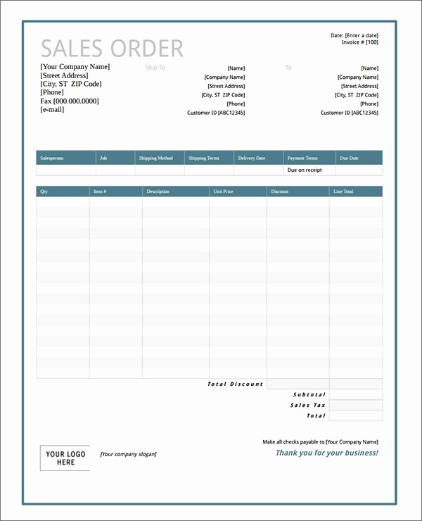 Photography order form Template Excel Lovely Best S Of Sales order form Template Excel Sales